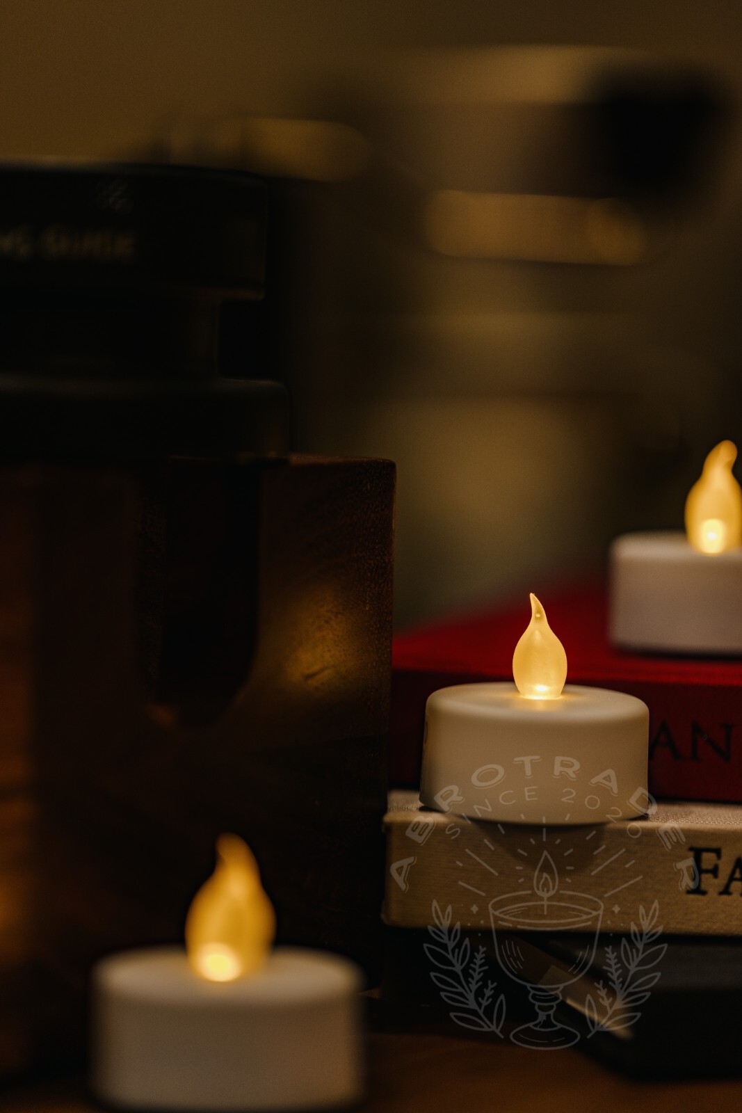 JYSK 24-Pack Flameless LED TeaLight Candles – 6-Hour Continuous Glow & Auto Loop