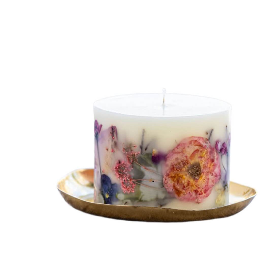 Rosy Rings Petite Botanical Candle – Blushing Rosewood