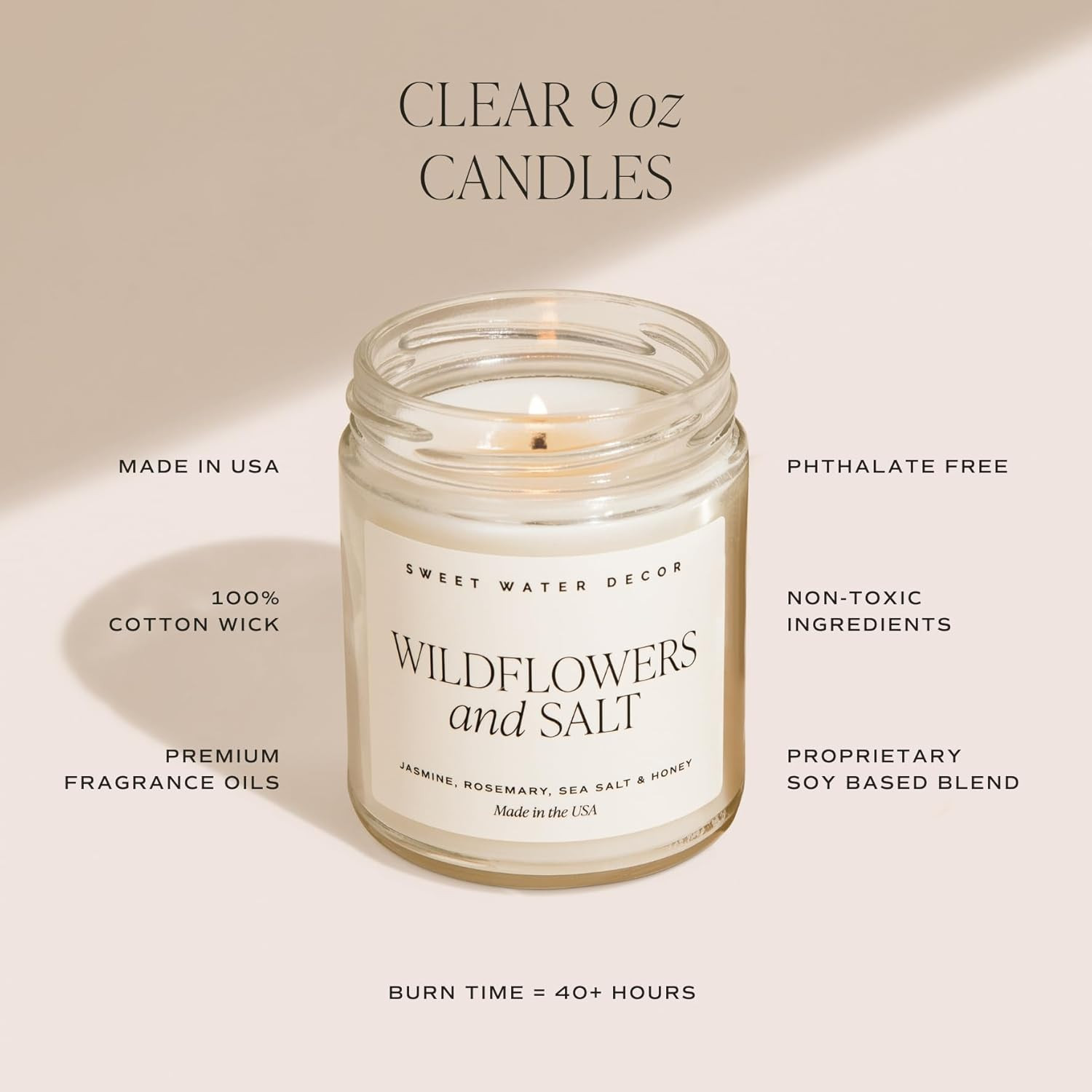 Hello Pumpkin Candle – Fall Soy Candles with Pumpkin, Warm Spices, Vanilla and B