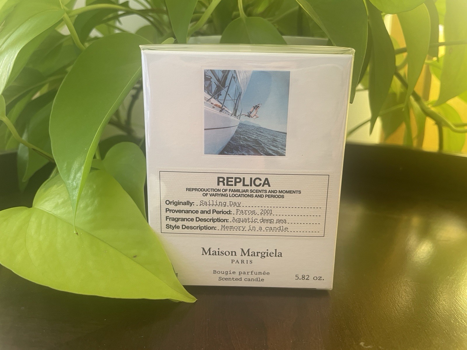 $72 Maison Margiela Replica SAILING DAY Scented Candle 5.82 oz 165g NIB Sealed