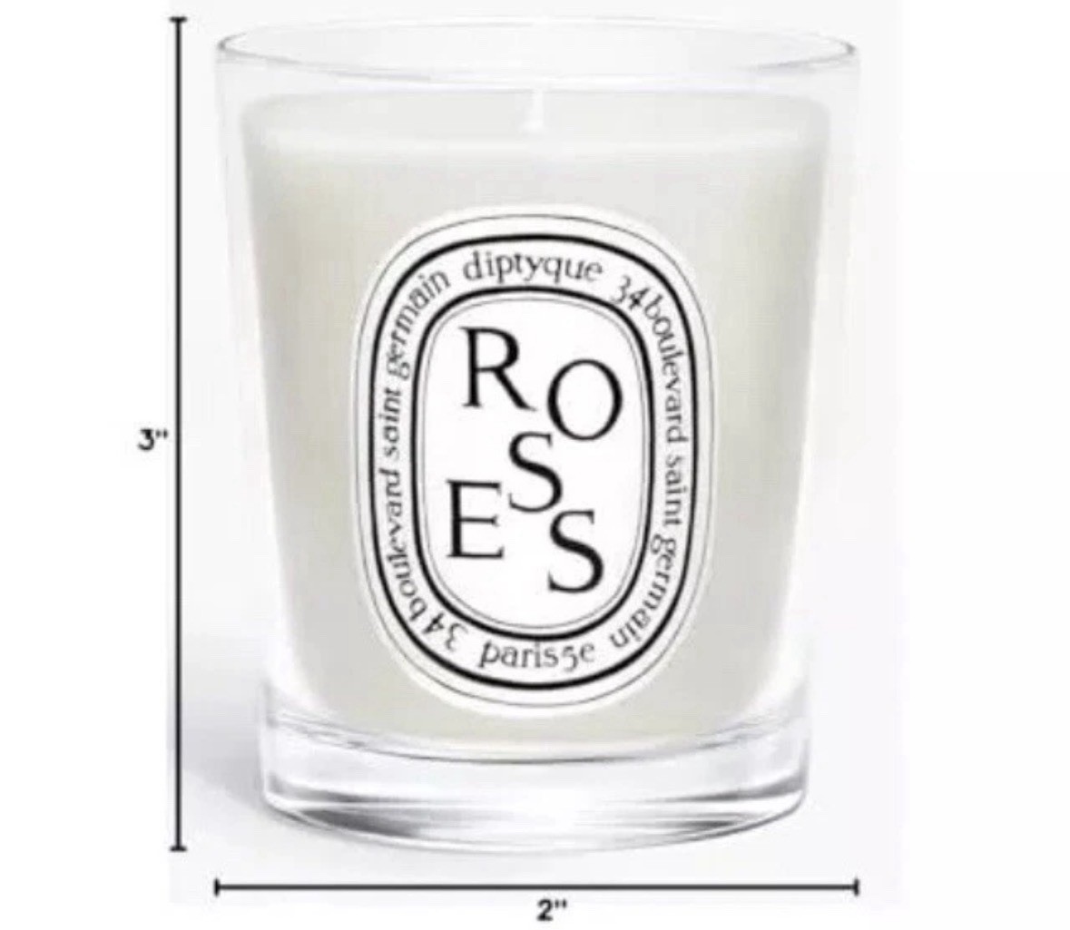 Diptyque Paris Mini Candle Gift Set Baies Roses Mimosa 3x70g W/ Dust Bag
