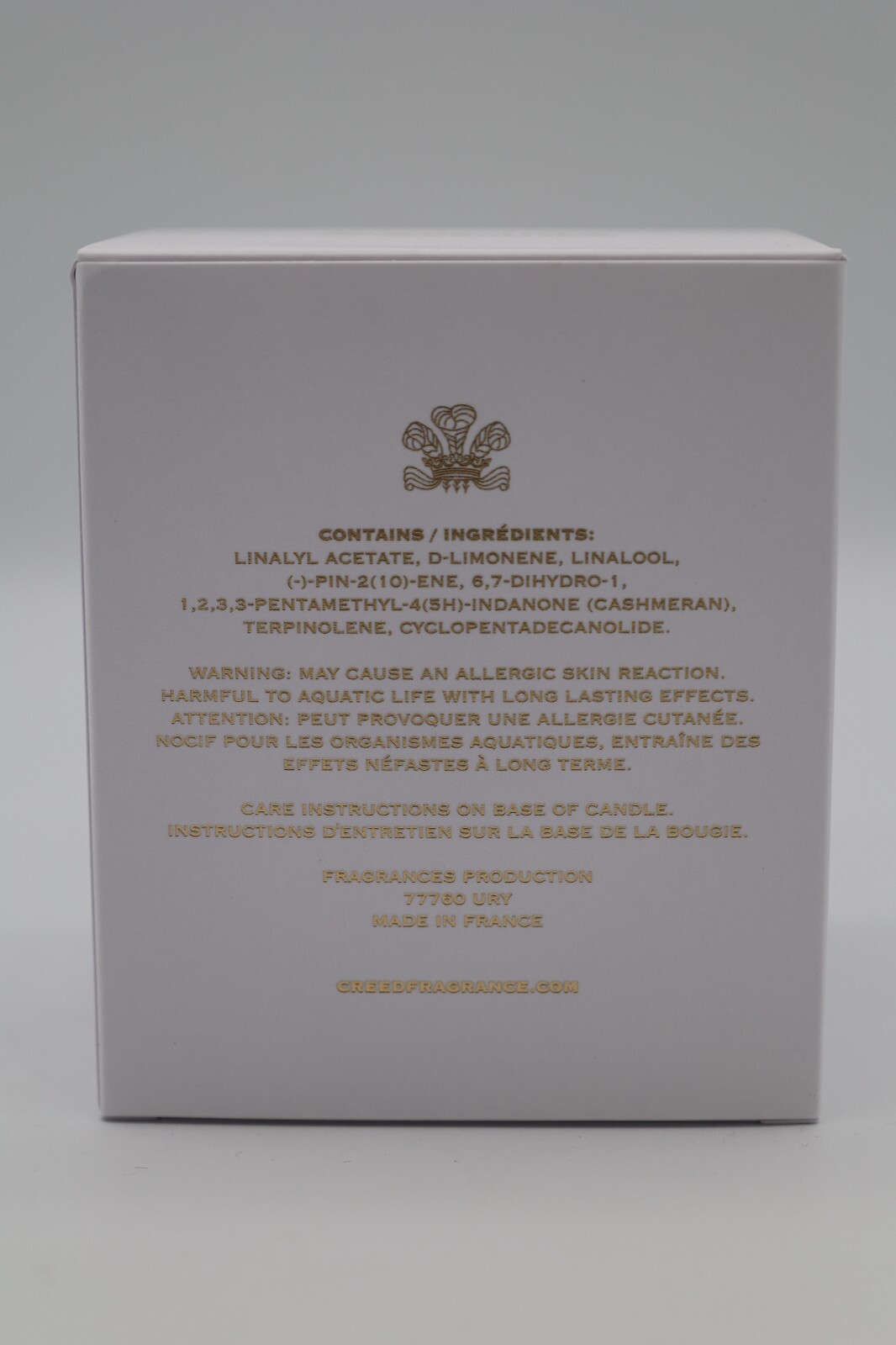 Creed Bougie Parfumee Silver Mountain Water Candle 220g / 7.76oz SHIPS SAME DAY