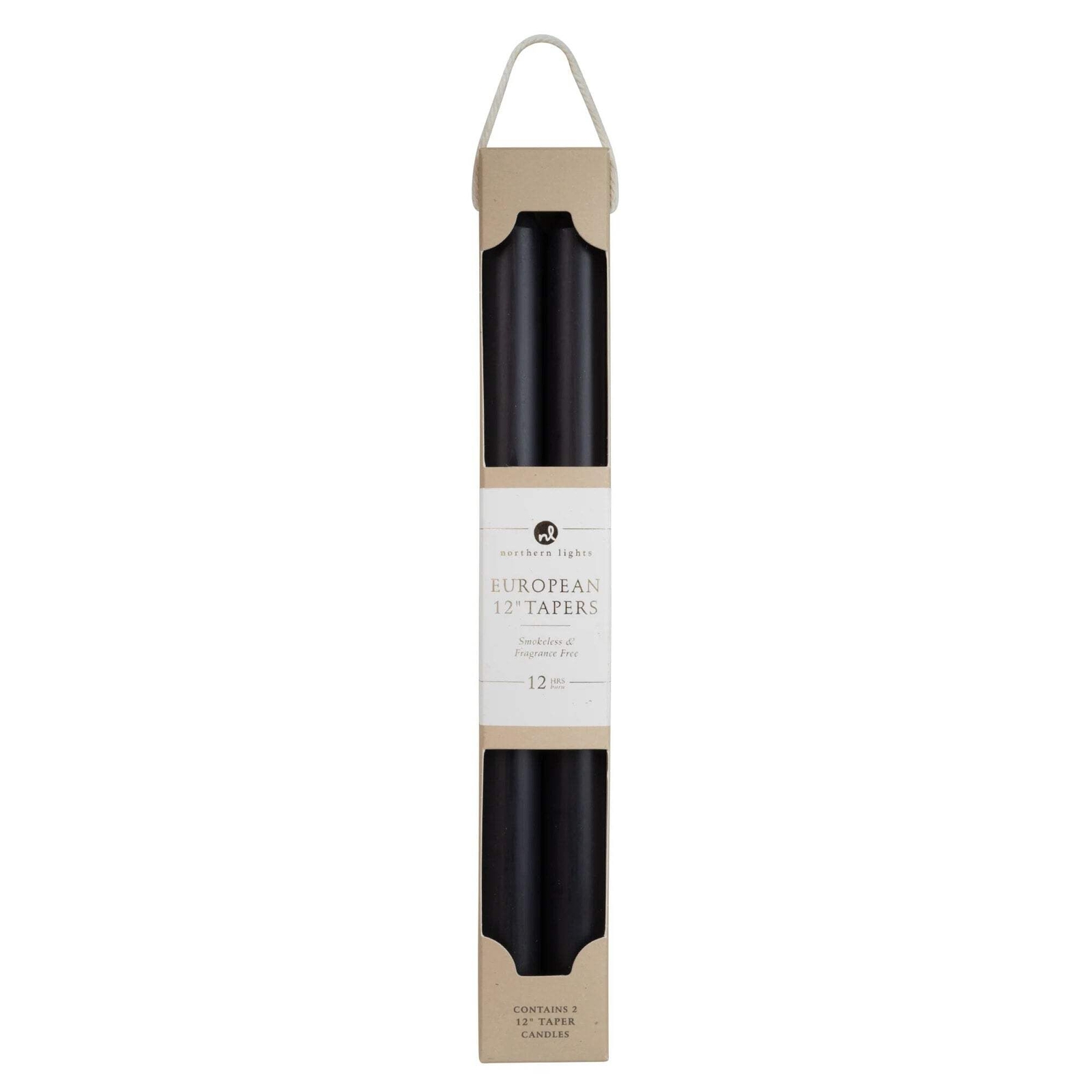 12” Decorative Taper Candle 2-Packs