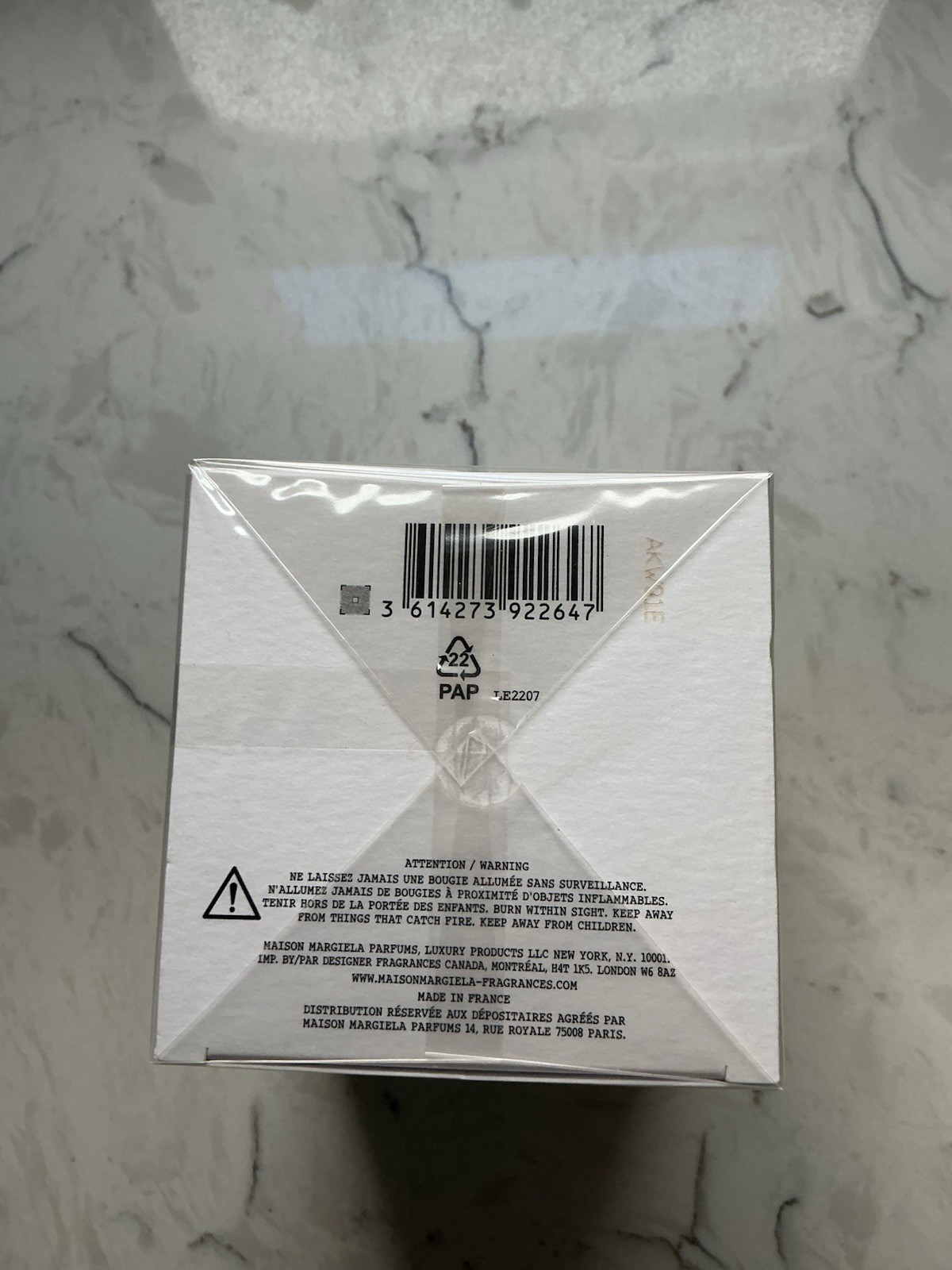 Maison Margiela Replica When The Rain Stops Scented Candle 5.82 oz (165g) Sealed