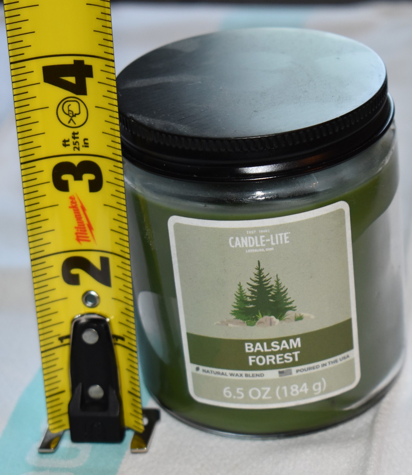 Candle-lite BALSAM FOREST 6.5 oz Long Lasting NEW