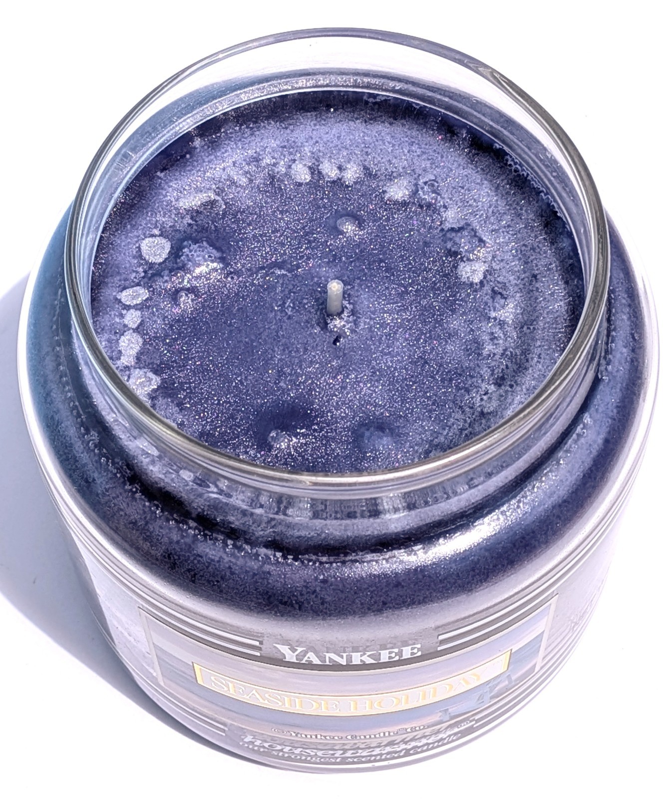 Yankee Candle Seaside Holiday 14.5 oz Housewarmer Black Band Vintage Unburned