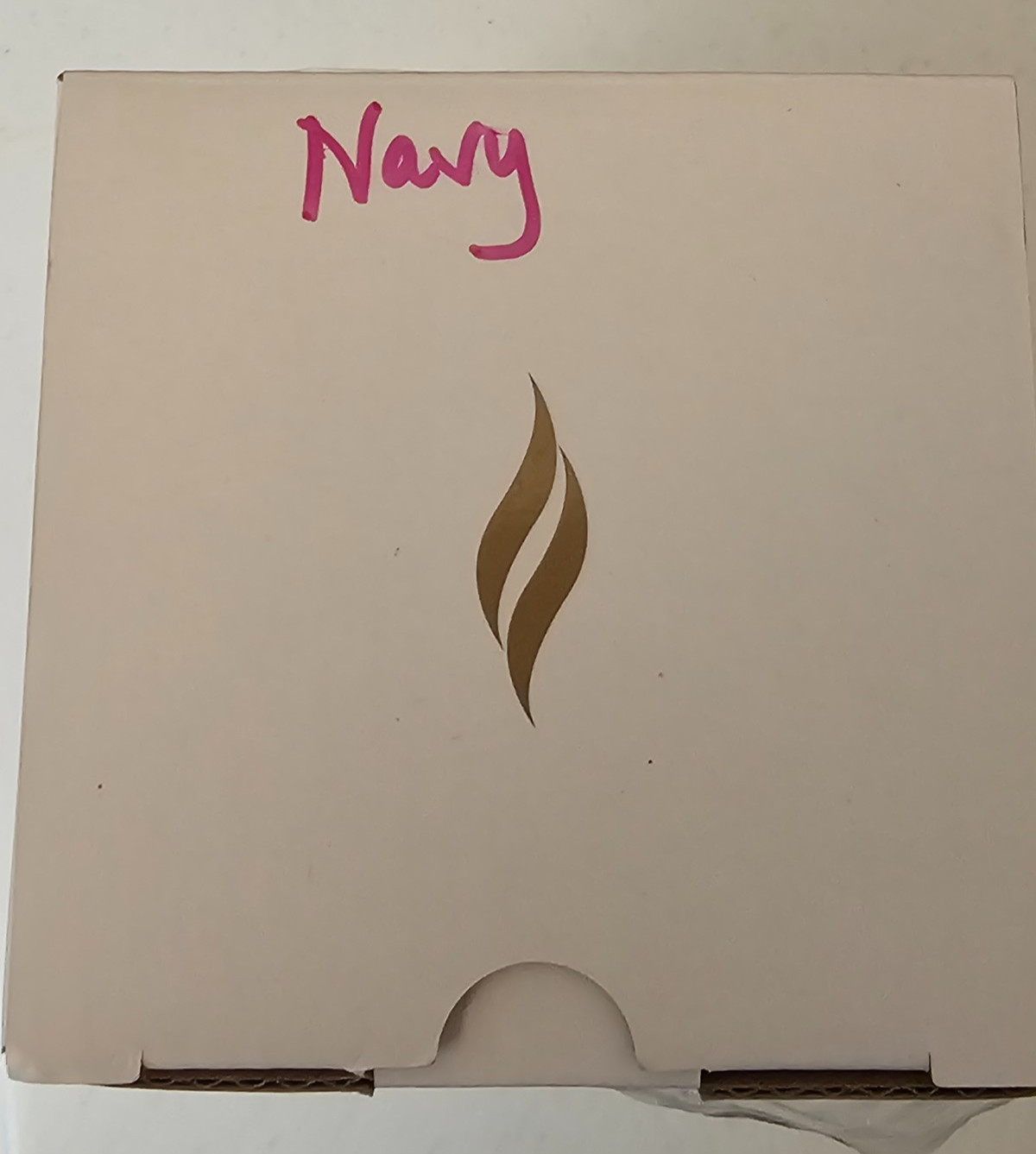 Navy Blue Luminara 3″ X 7″ Pillar Flameless Candle In Original Box
