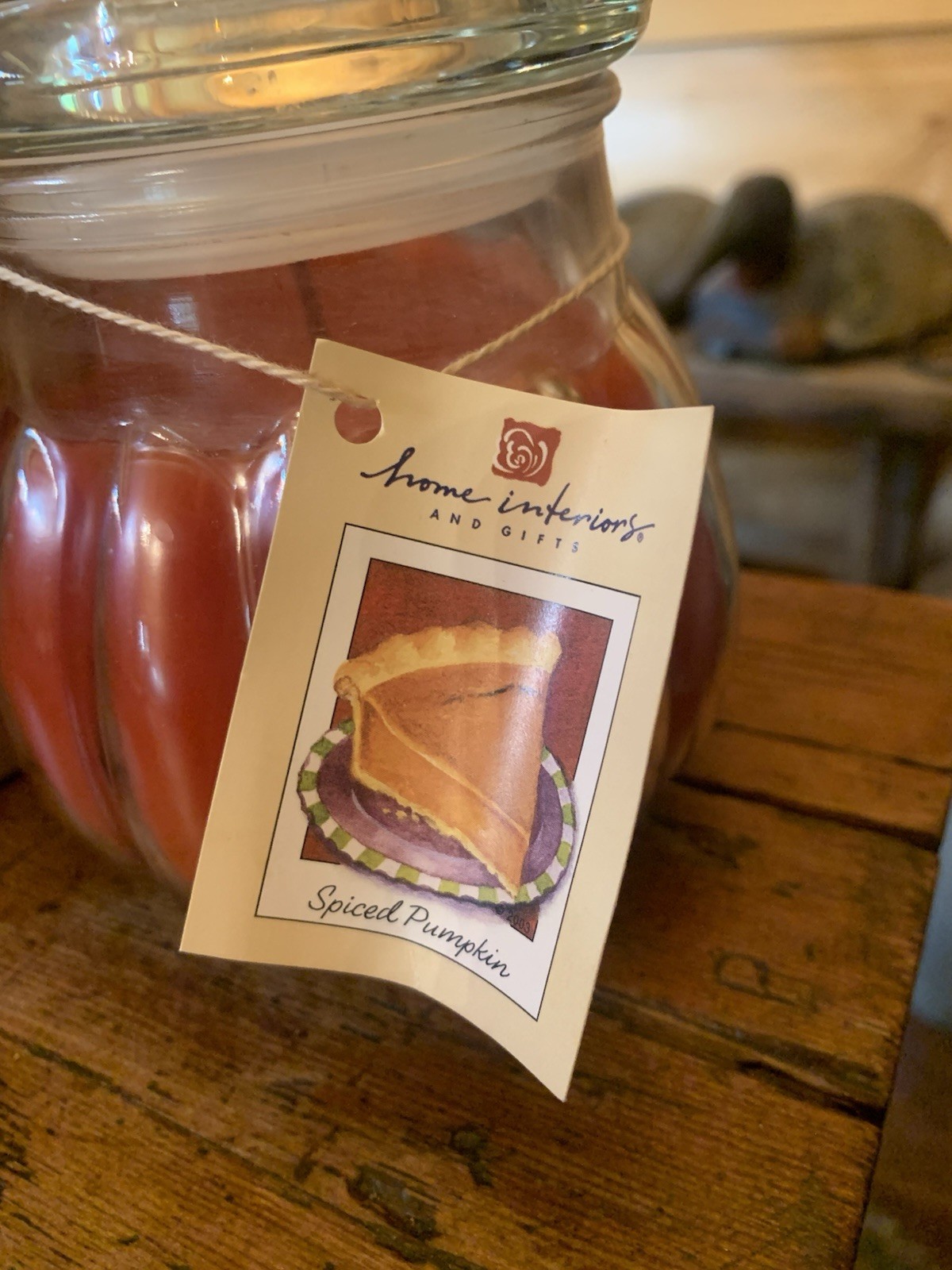 Home Interiors Spiced Pumpkin 15 1/2 OZ New In Box