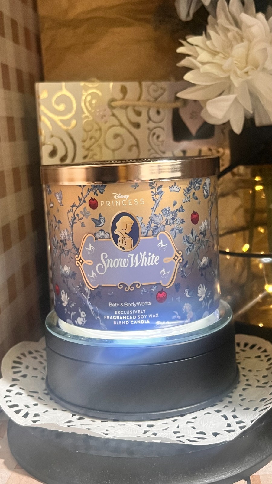YOU CHOOSE DISNEY PRINCESS: Large 3~Wick Candle Bath & Body Works NEW
