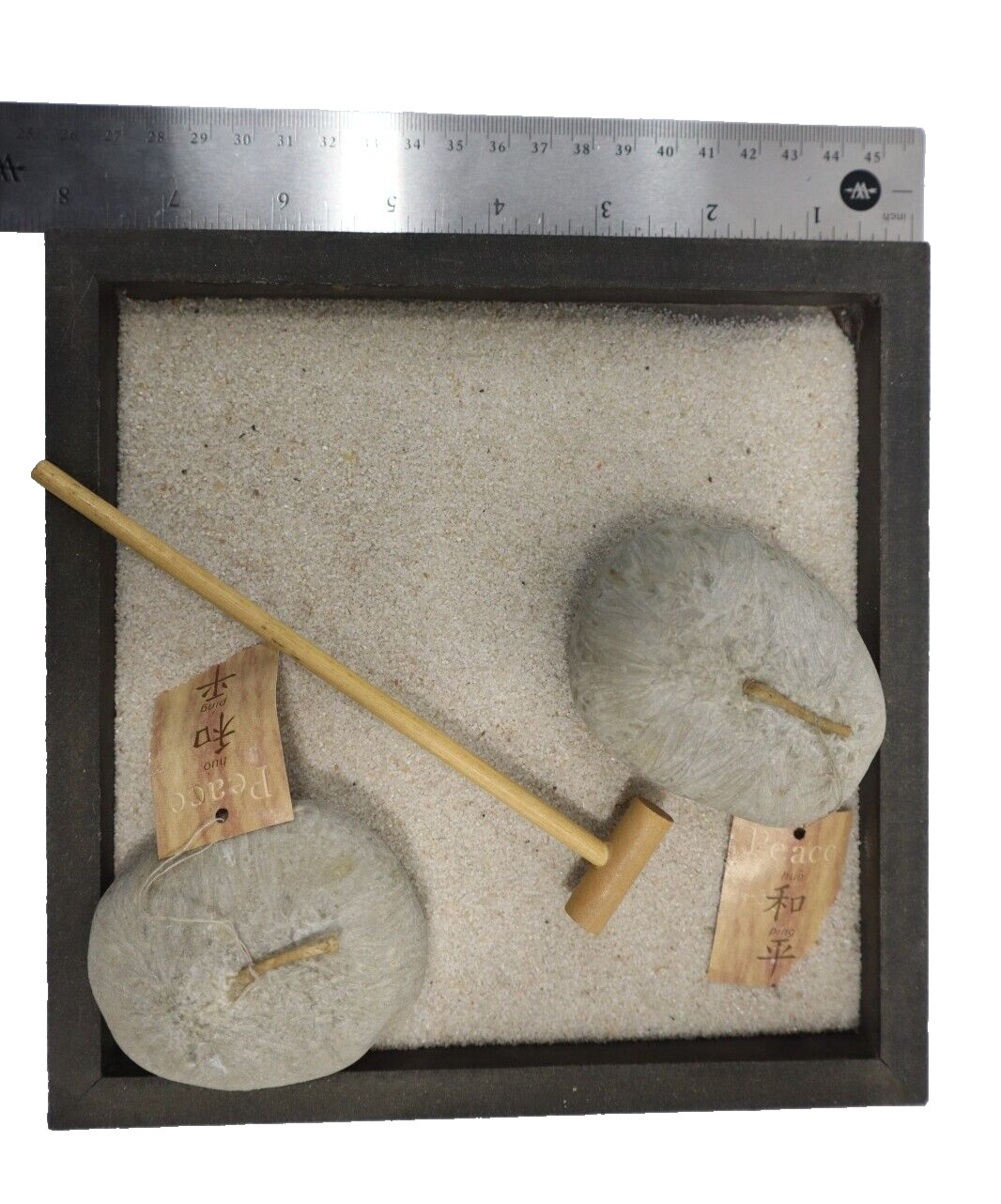 Square Zen Garden Set Lotus Incense And Candle Holder Meditation Kit