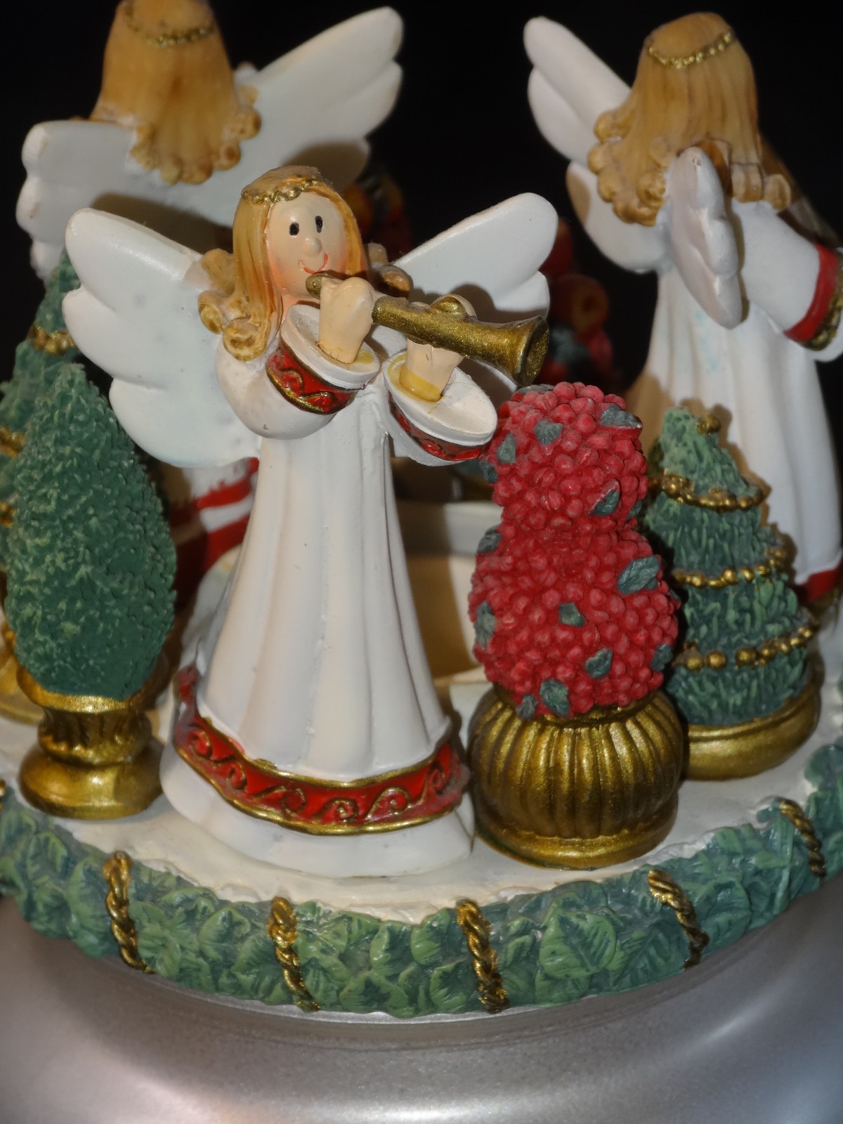 Candle Capper 3 Angel Cap With Old Virginia Vanilla Cinnamon 20oz Jar Candle