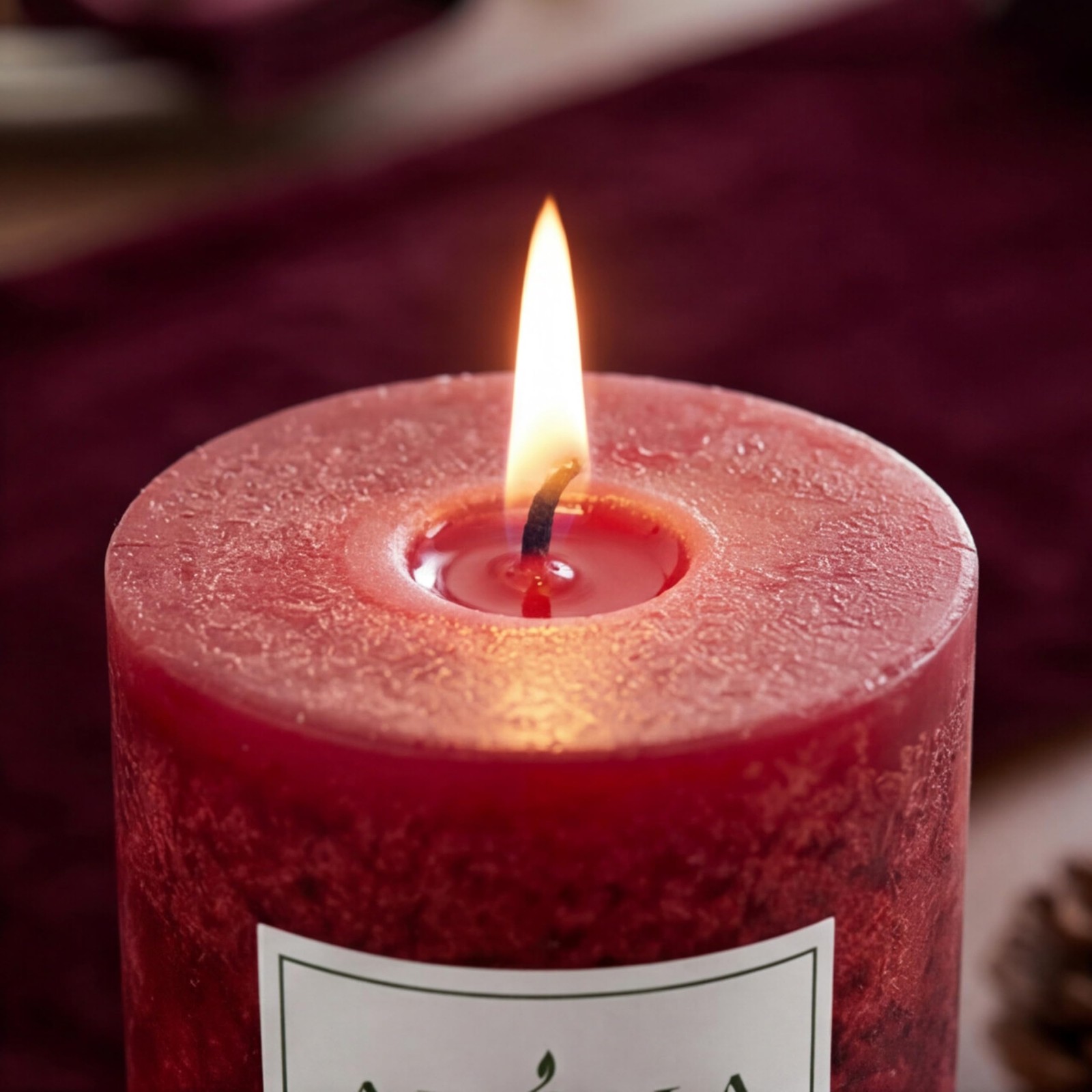Aroma Naturals Holiday Orange, Clove and Cinnamon Essential Oil Scented Pilla…