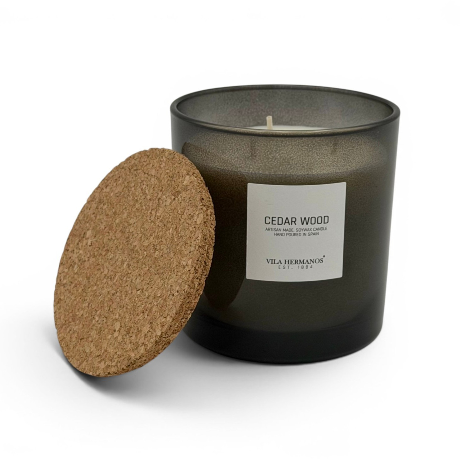 Vila Hermanos Cedar Wood Scented Candle Large 3-Wick 500g