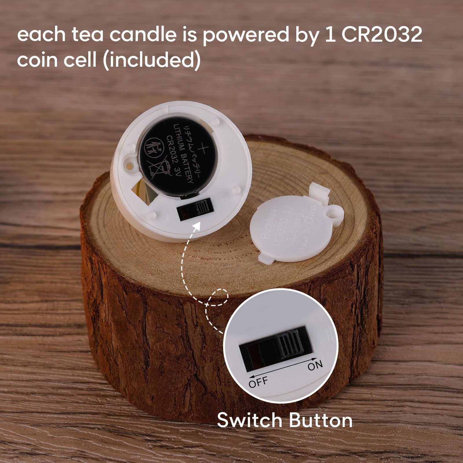 White LED Tealights with Remote Batteries, Flickering Flameless Tea Lights El…