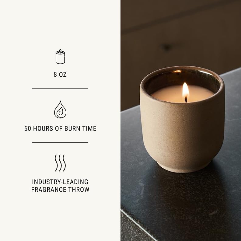 Luxury Scented Candle, 60-Hour Burn Time, Soy Wax Blend & Organic Cotton Wick…