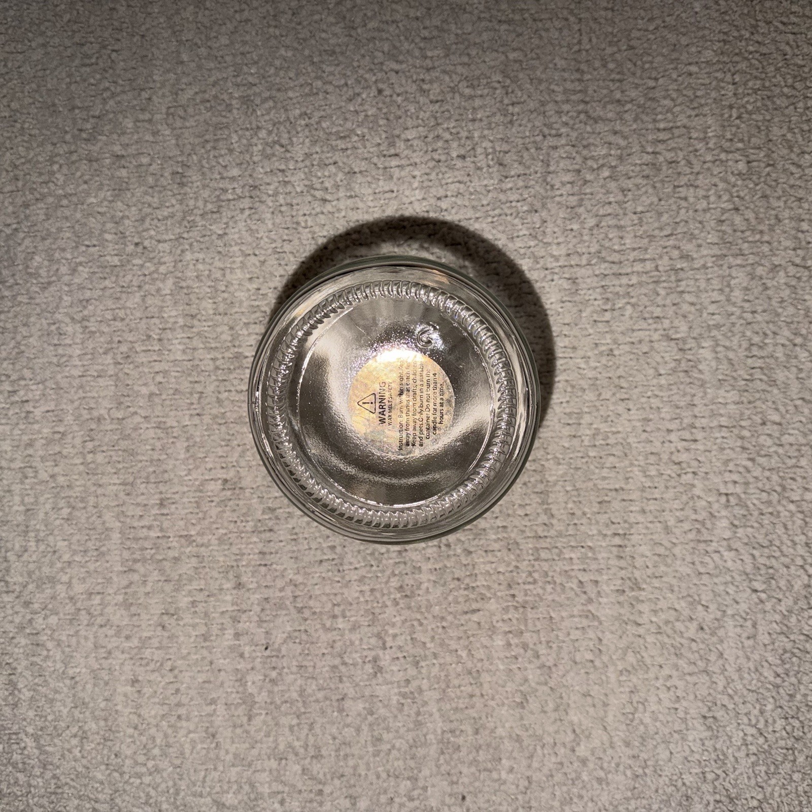 Candle Jar WITH NO LID