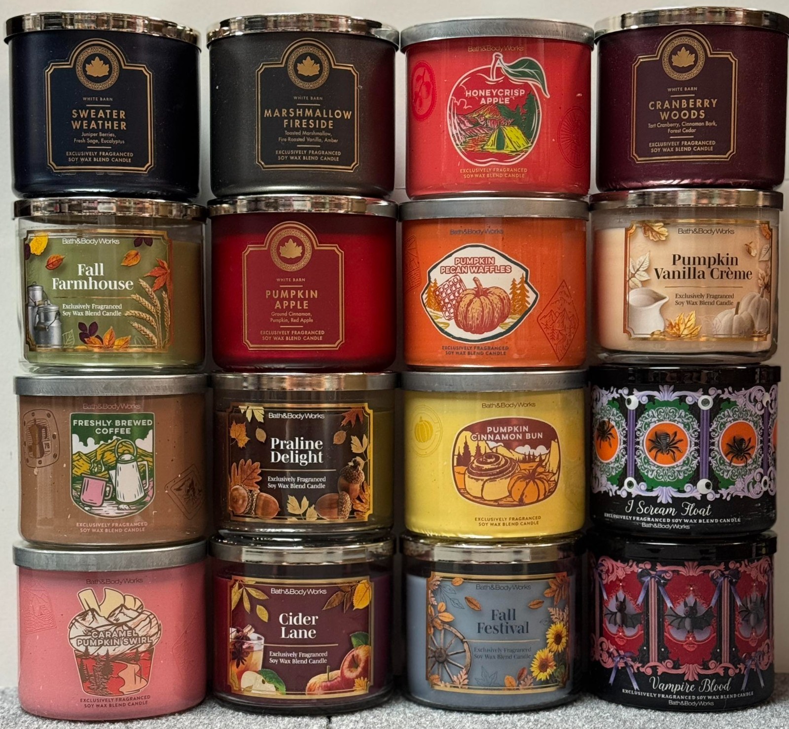 Bath and Body Works 3 Wick Candle 165 Scents To Choose From Fast Shipping