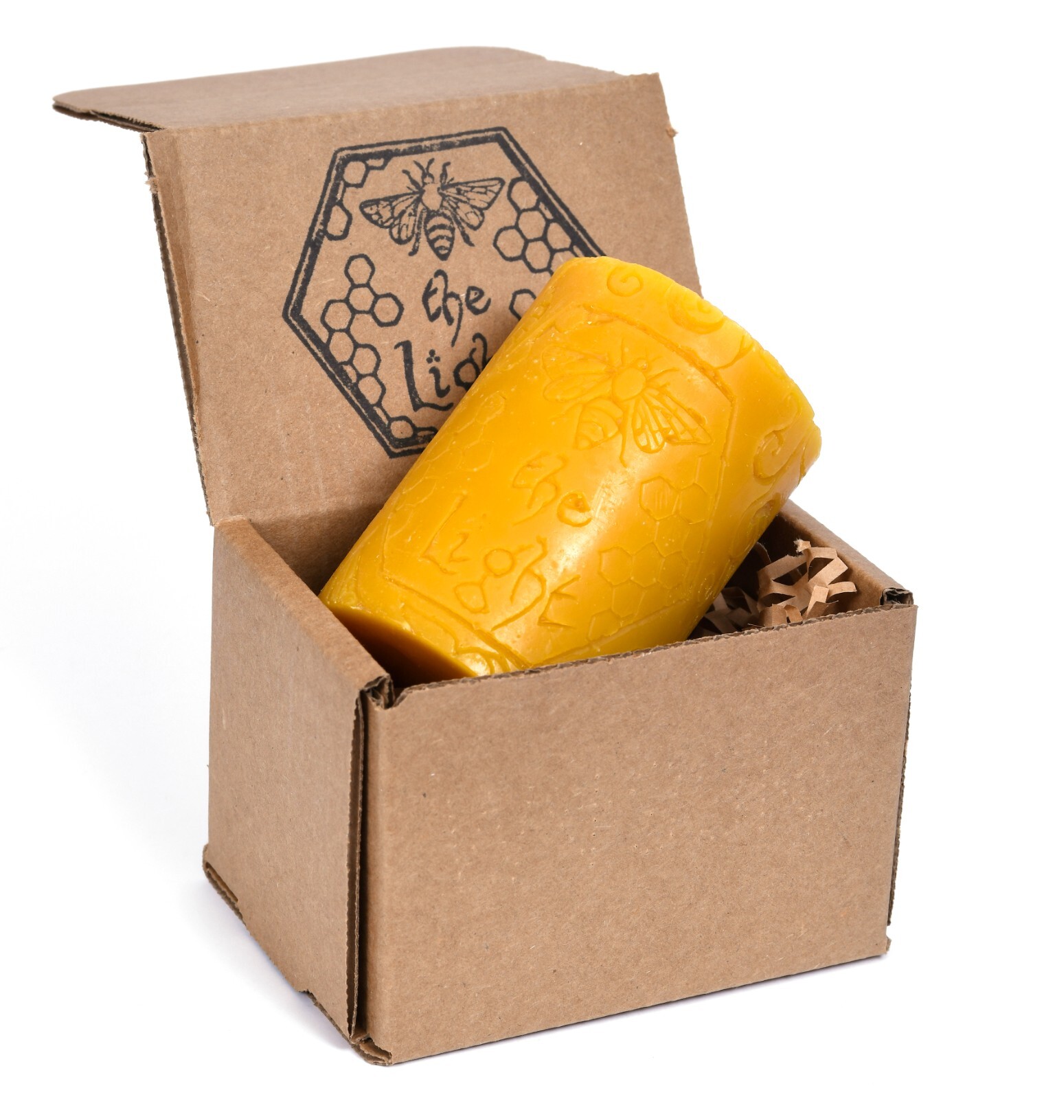 100% Pure Beeswax Pillar Candle, Unscented, Choose Your Color & Size BeeTheLight