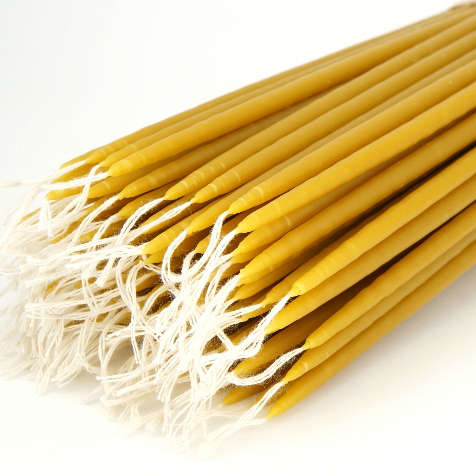 Pure Beeswax Taper Candles – Orthodox Church, Bulk, Ritual, Prayer, 11″ (27cm)