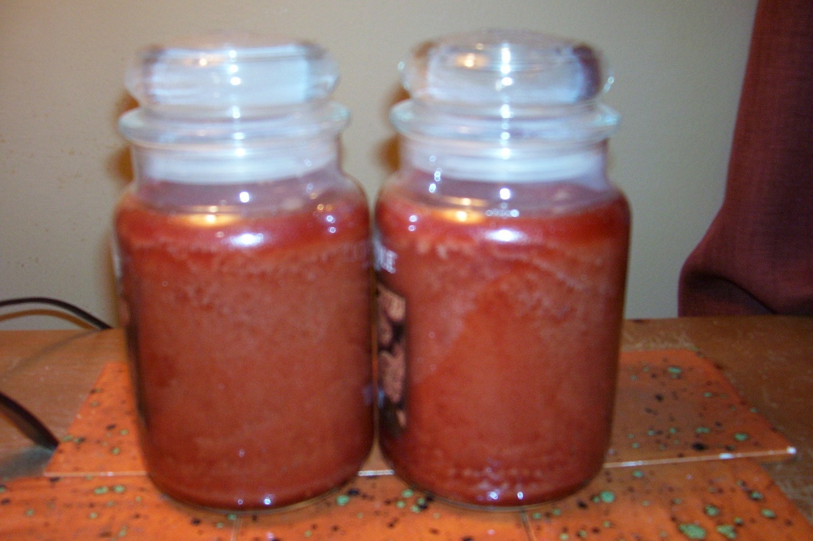 yankee candle 2-22oz JARS GINGER SPICE COOKIE + 2 TARTS