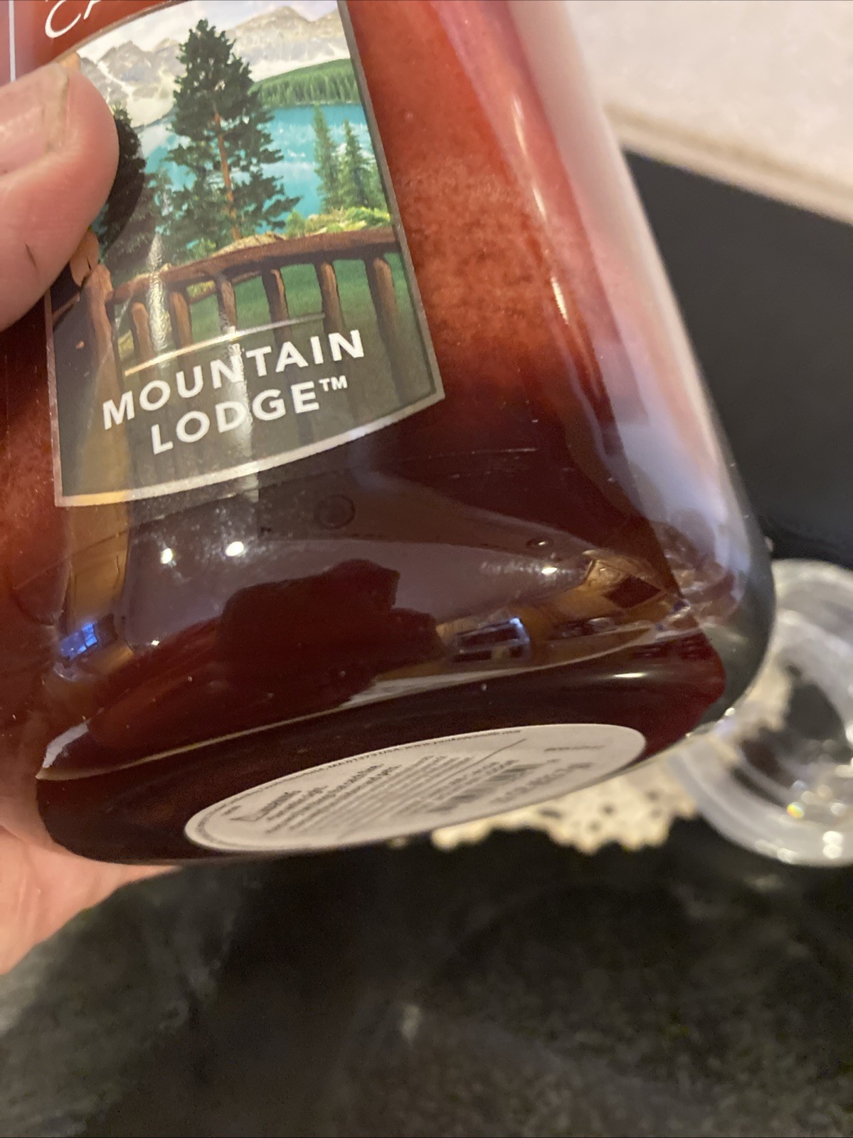 Yankee Candle Mountain Lodge Large Classic Jar 22oz Woodsy Single Wick Retired