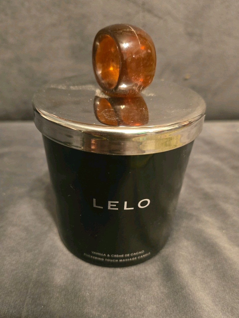 Lelo -Flickering Touch Massage Candle Vanilla & Creme de Cacao, New