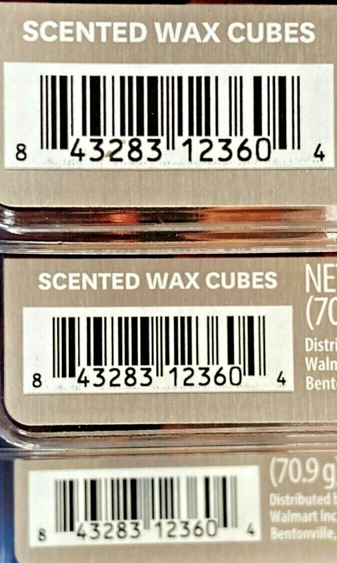 Better Homes and Gardens 3 PACKS Scented Wax Cube Hazelnut and Cream 6-Count