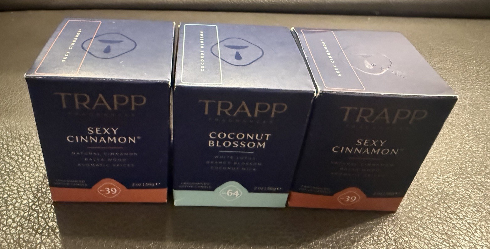 8-TRAPP Votive Candles In Multiple Scents. The Votives Are Sold Individually