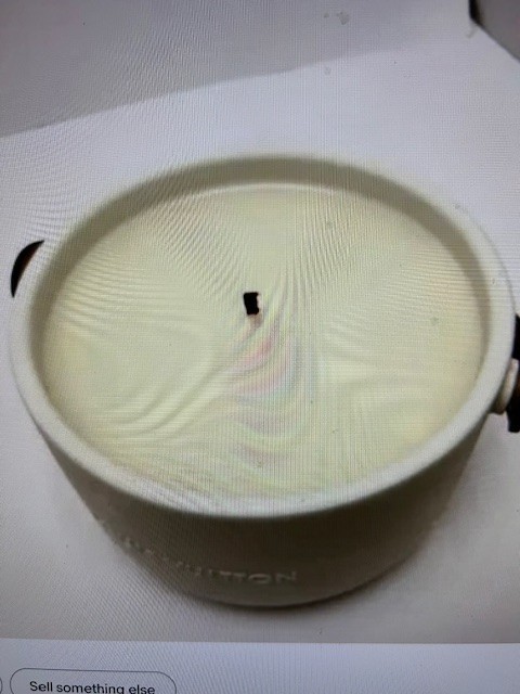 Louis Vuitton Aroma Candle RED Scented Candle Holder with Lid 220g