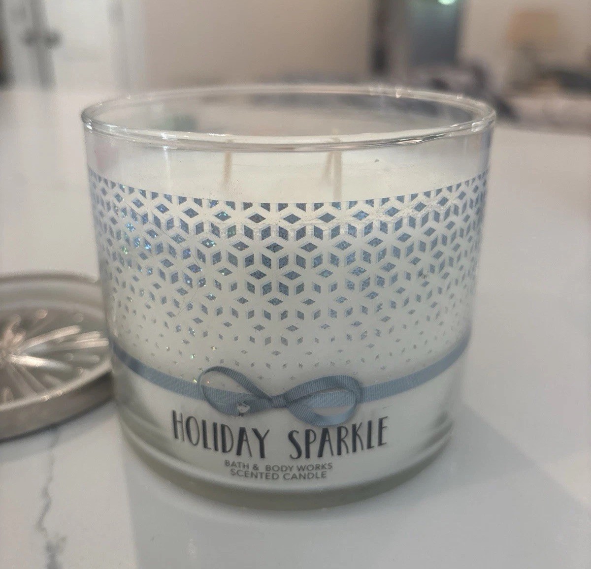 Bath & Body Works Holiday Sparkle Home Fragrance 3 Wick Candle 14.5 oz New