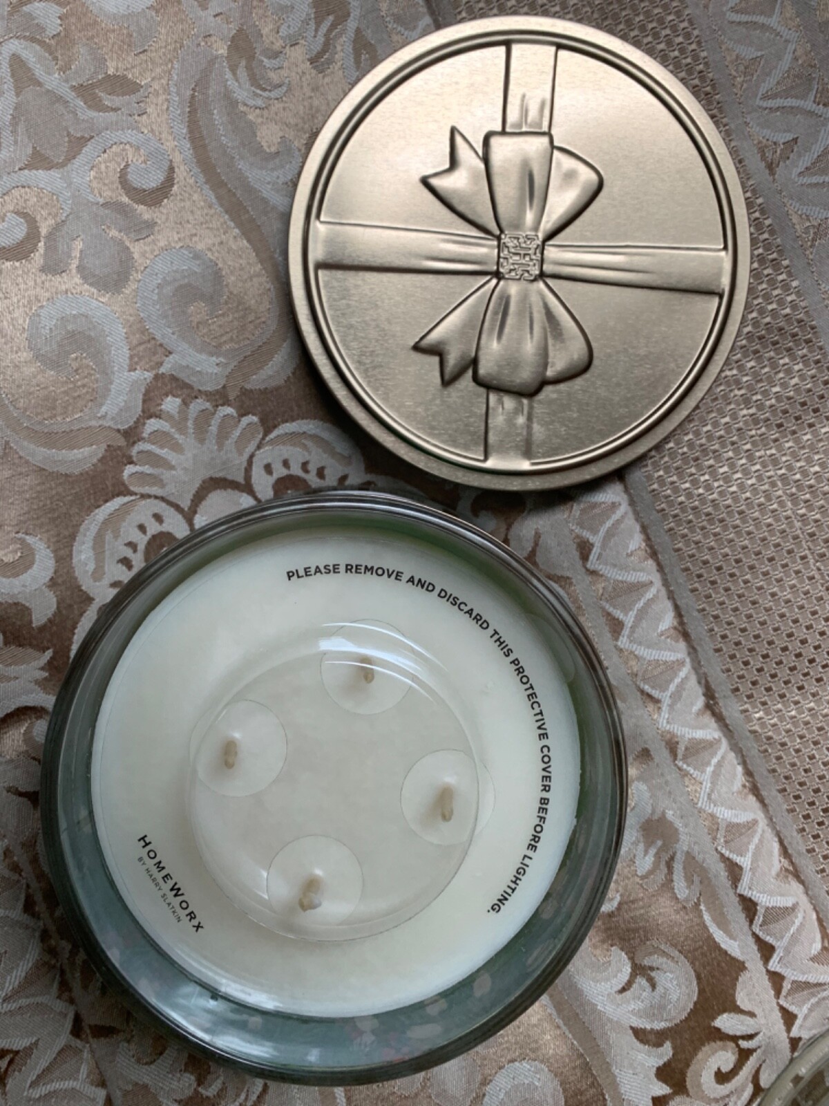 HomeWorx by Harry Slatkin $23.95, 4-Wick Candle, NEW 18 OZ, 55 hours burn time!