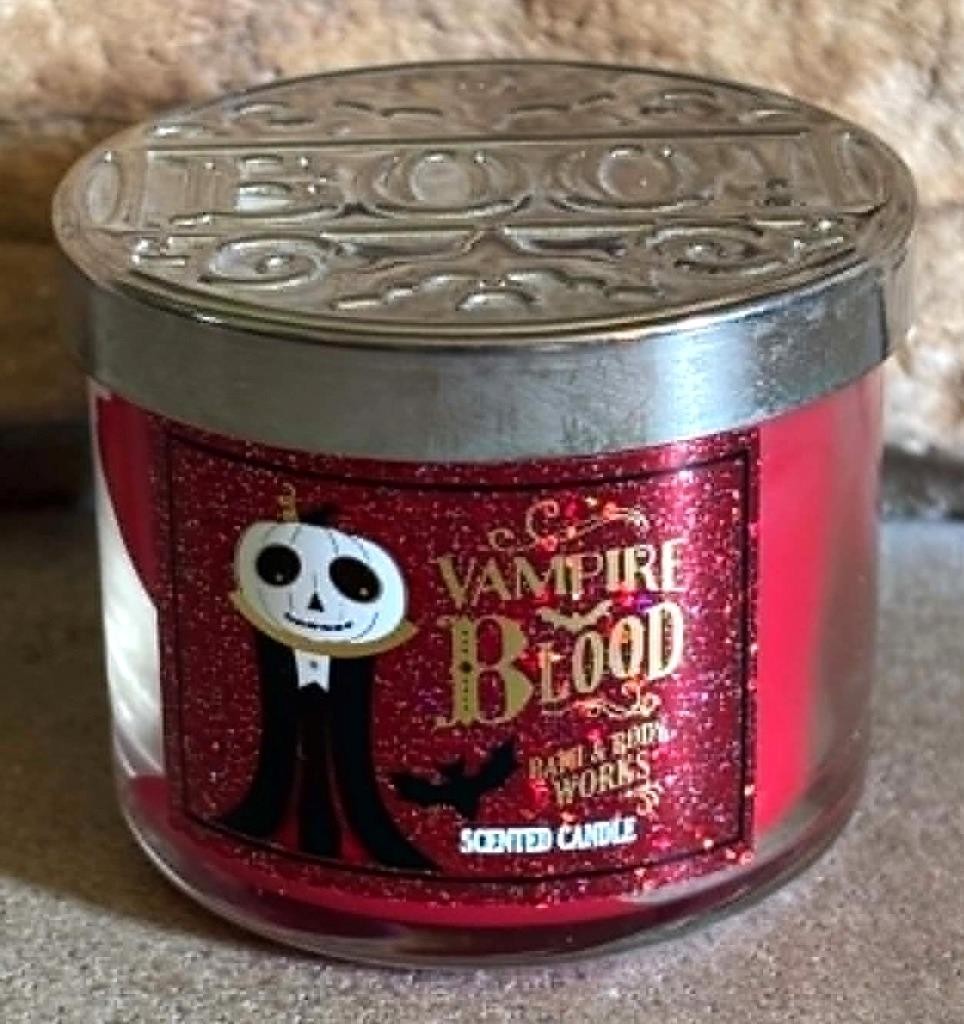 Bath & Body Works Vampire Blood MINI Size Candle – 1.3 oz/36 g – NEW!!!
