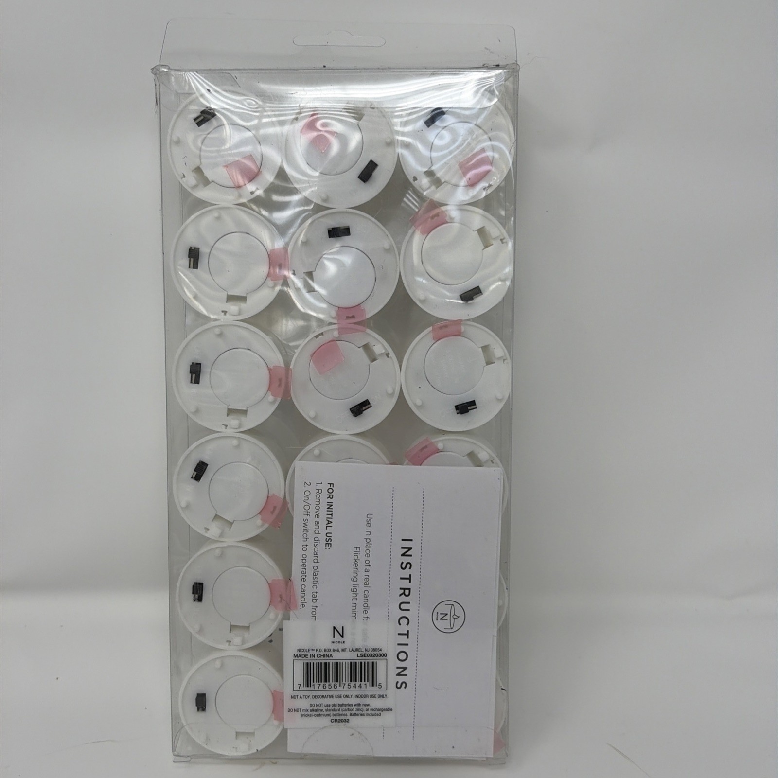 18 Pack Of LED Tea Lights Battery Powered CR2032 Included In each candle