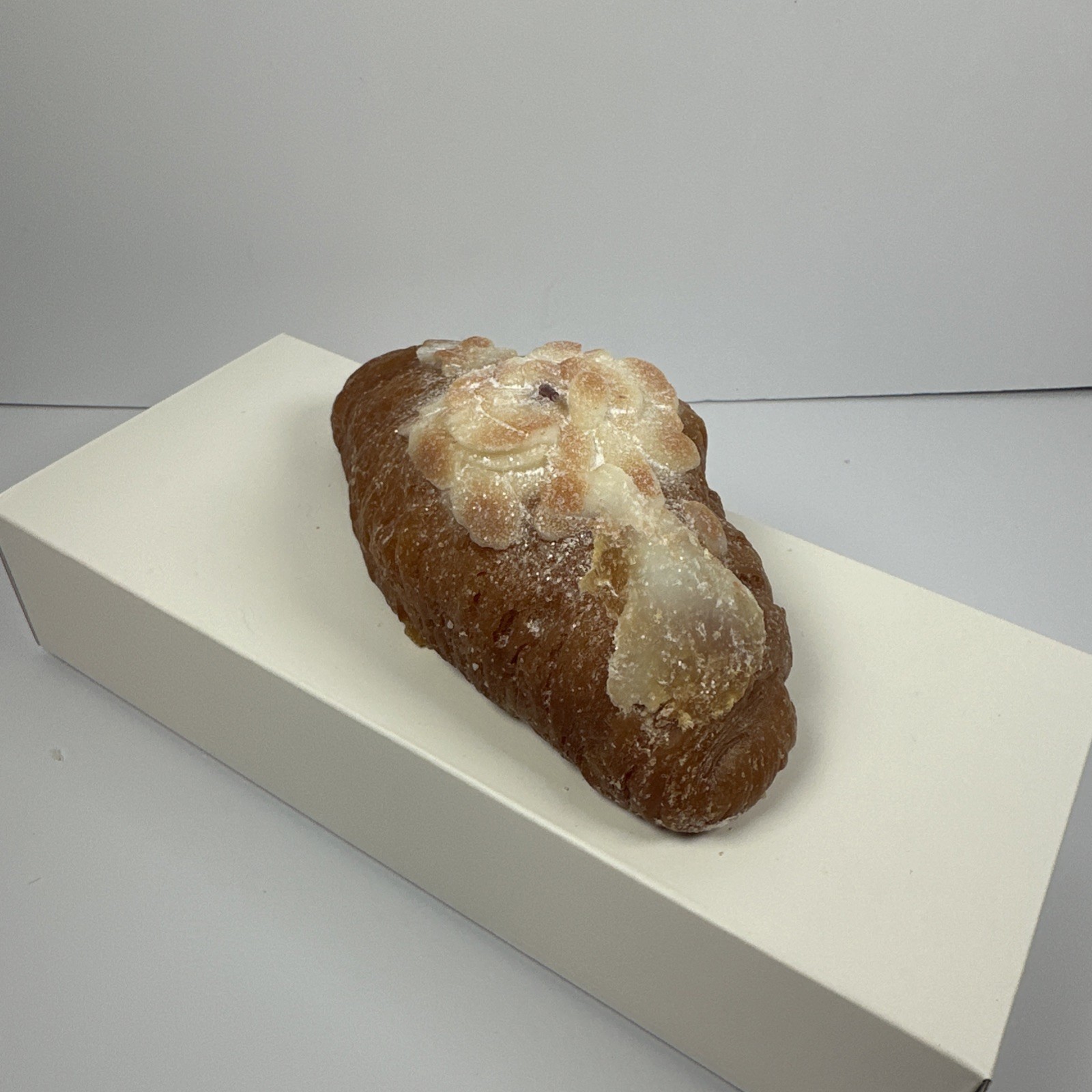 Almond Croissant Figural Candle By Threshold Brown Food Pastry