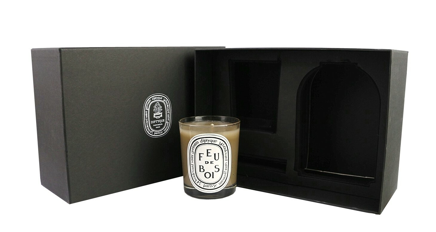 DIPTYQUE FRANCE LARGE 6,5 OZ 190 g PERFUME FEU DE BOIS WOOD FIRE CANDLE NEW