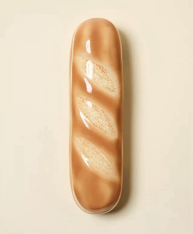 Freshly Baked Bread Baguette 🪔 6 oz Scented Candle 3 Wick Citrus Scent Ceramic