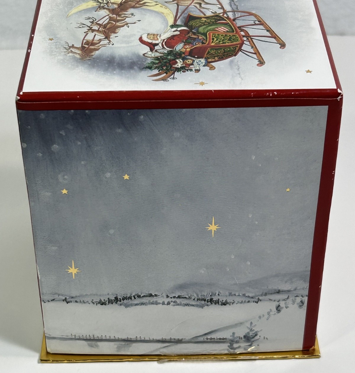 NEW VINTAGE Pottery Barn SNOW CURRANT 6.8 oz Scented Candle Original Box – B4