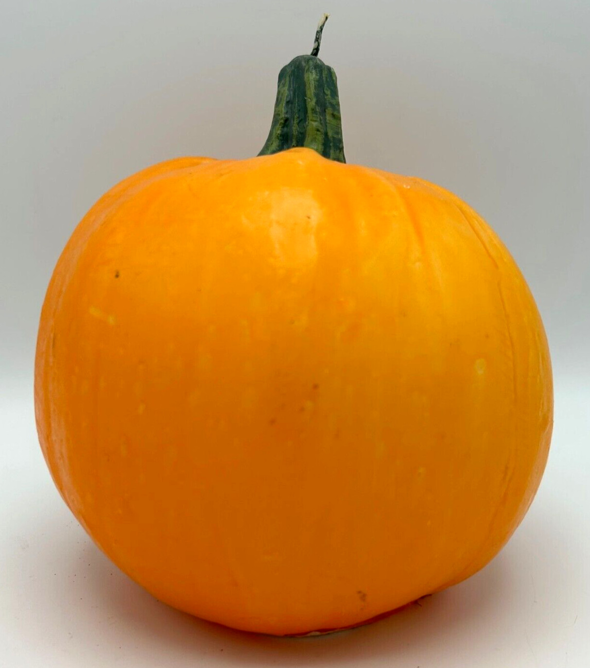 Large Pumpkin Shaped Candle 6″ x 7″ Fall Autumn Halloween Orange Never Burned