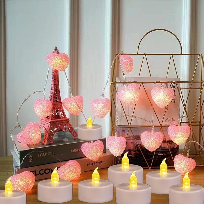 Biyanuo LED Tea Lights, 100 Count LED Candles CR2032 Battery Operated Candles …