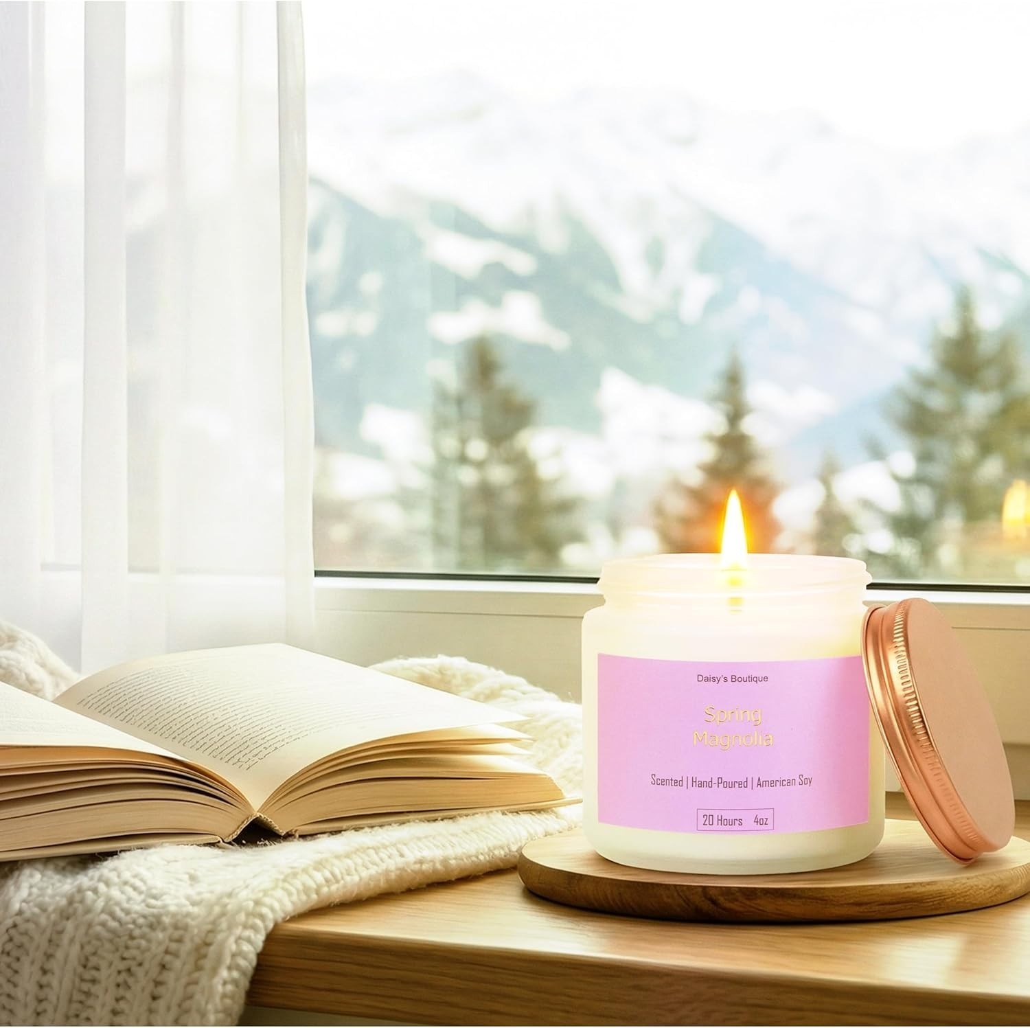 3 Pack Scented Candles for Home Aromatherapy Candle Gift Set Soy Wax Long Las…