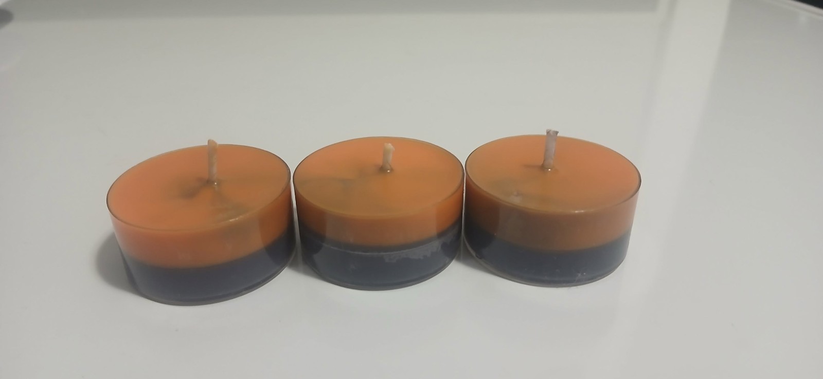 25 TEA LIGHTS CHOCOLATE CANDY CORN HIGHLY SCENTED HANDMADE SOY WAX