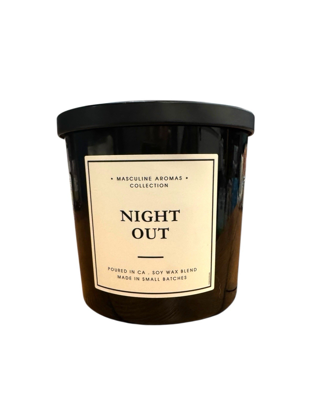 Leoben Co Night Out Masculine Aromas Collection Soy Wax Blend Candle, 24 Oz