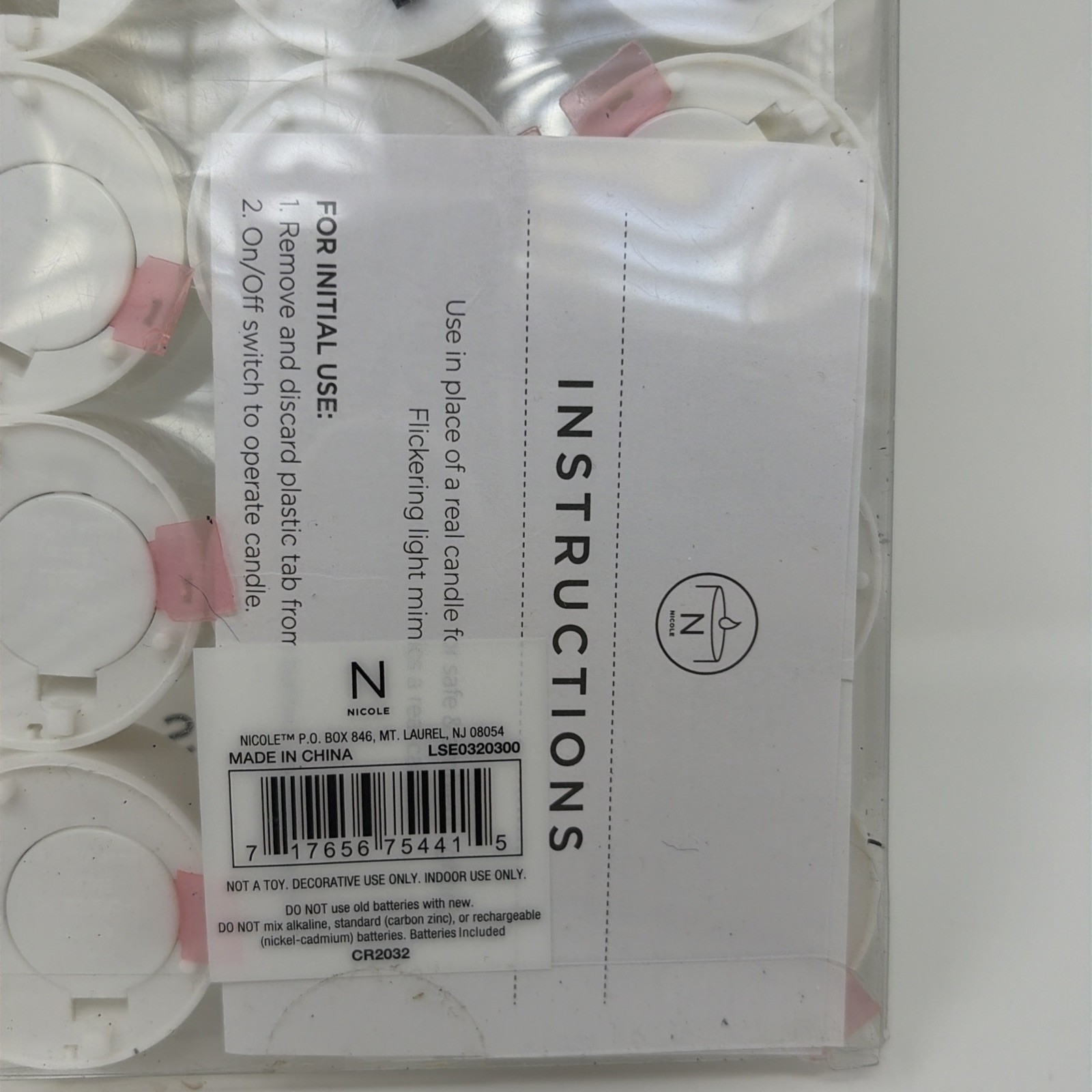 18 Pack Of LED Tea Lights Battery Powered CR2032 Included In each candle