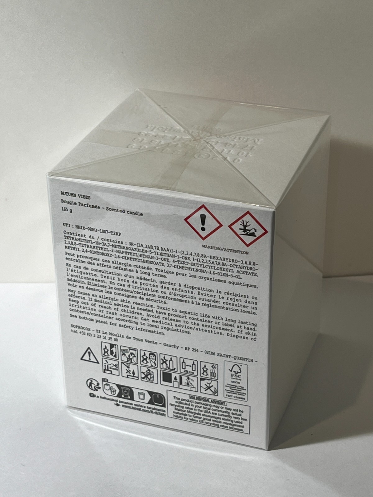 Maison Margiela Replica Autumn Vibes Scented Candle 5.82 OZ / 165 G New sealed