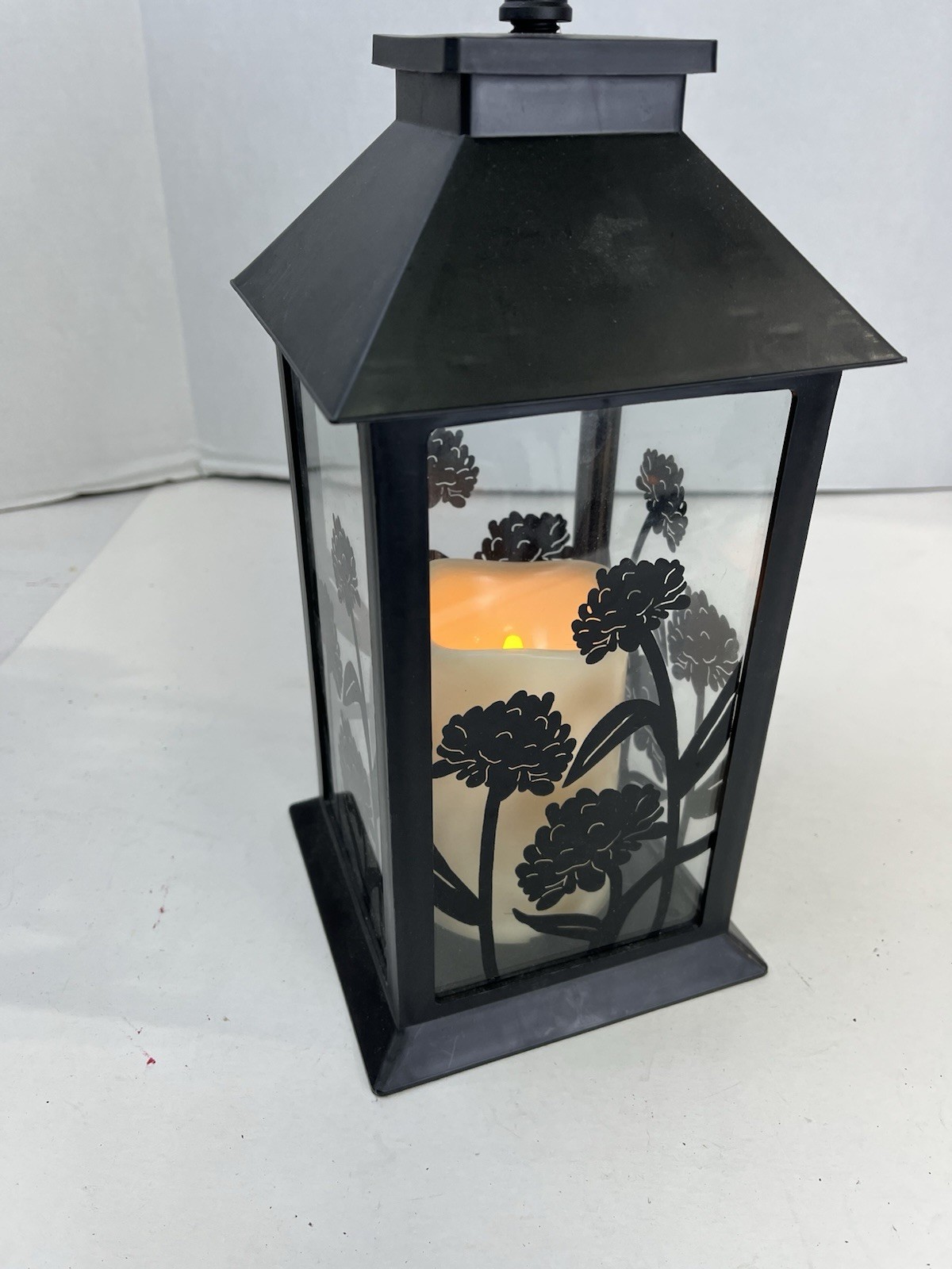 Everlasting Glow Indoor Outdoor Candle Lantern Flameless Led with Timer Q
