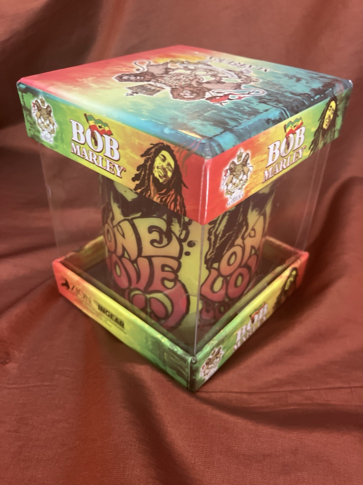 Bob Marley Vibrant Flickering Candle Battery Operated Reggae Decor New In Box