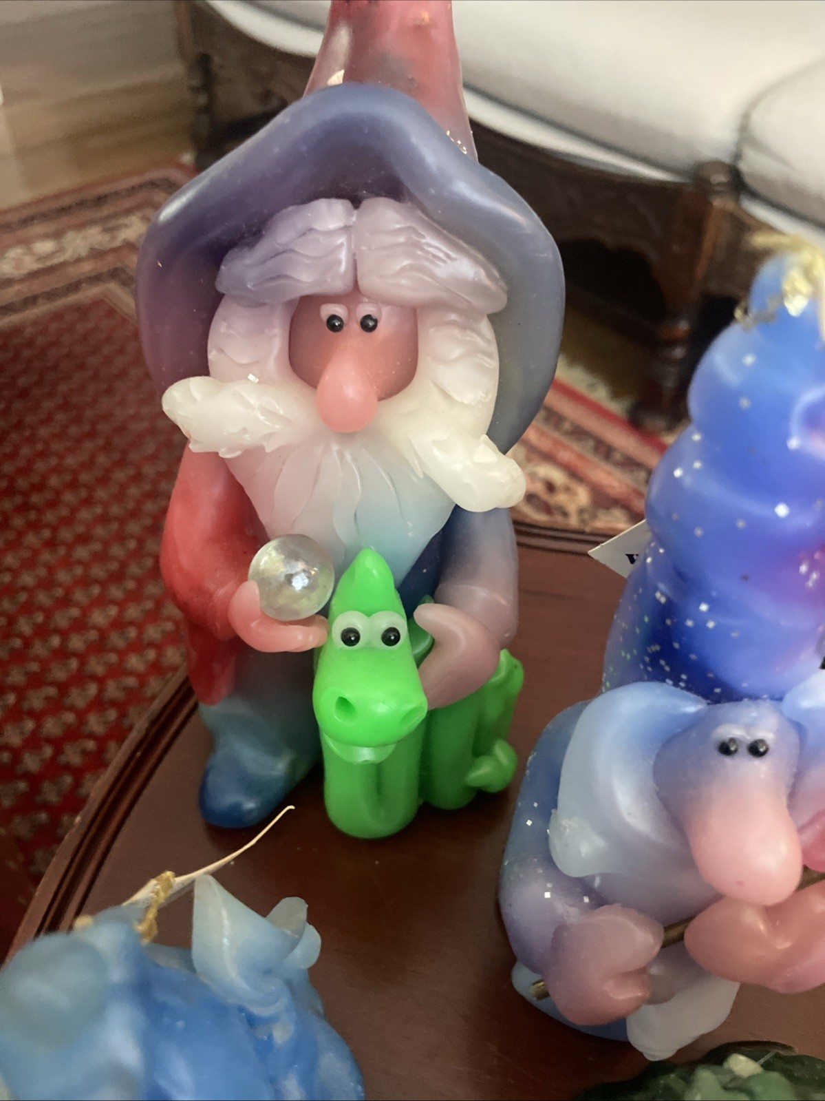 Collection Of Northern lights candles wizards and dragons