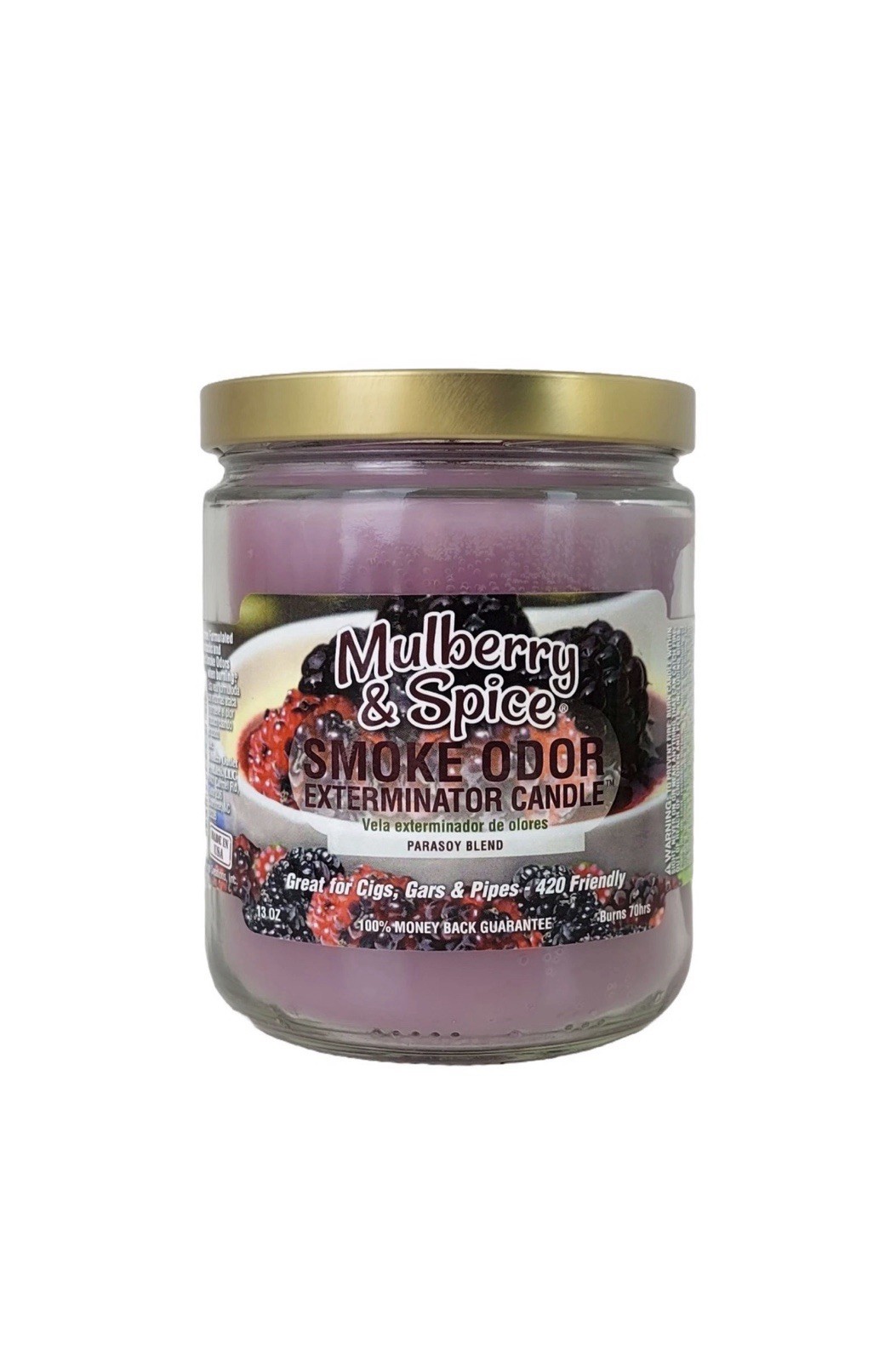 Smoke Odor Exterminator Scented Candle , 13oz glass jar, Different Scents