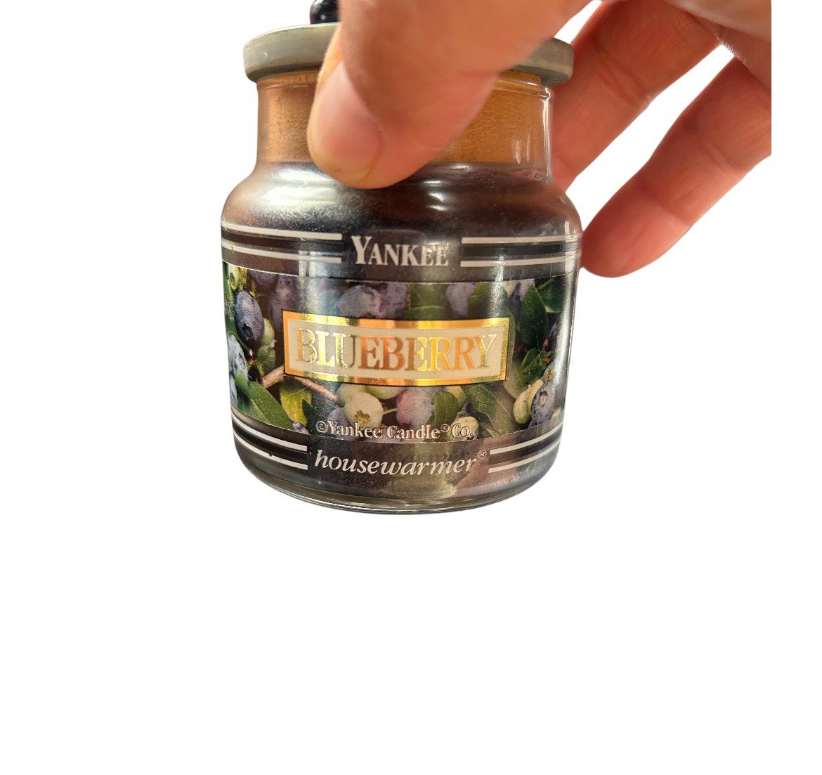 Yankee Candle Blueberry Muffin Small Candle And Blueberry Muffin Topper