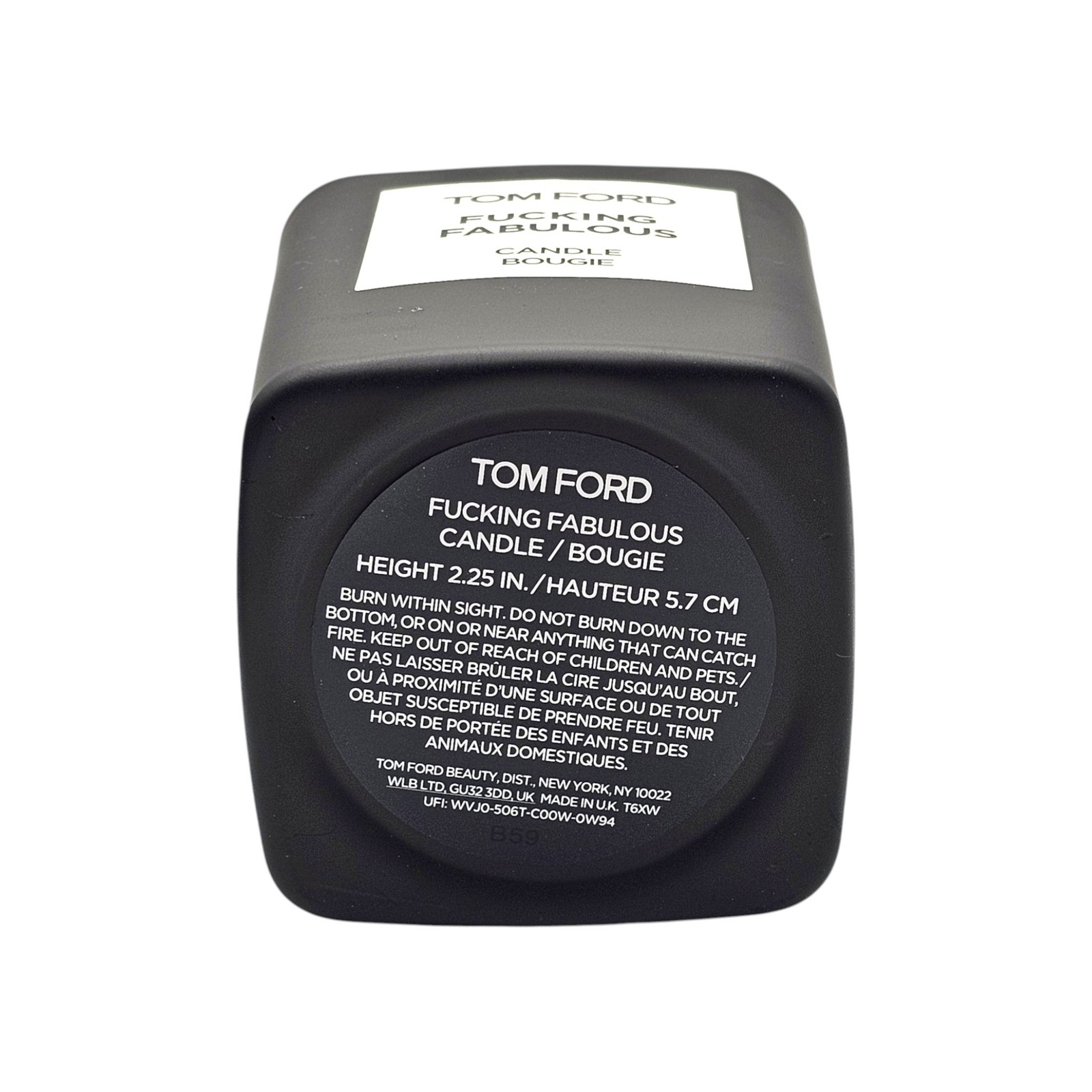 Tom Ford F*cking Fabulous Candle Bougie Height 2.25 in. – Sealed